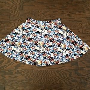 💥🎪⭐Xhilaration Floral Checkered Print Skirt